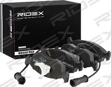 RIDEX 402B0895 - Əyləc altlığı dəsti, əyləc diski furqanavto.az