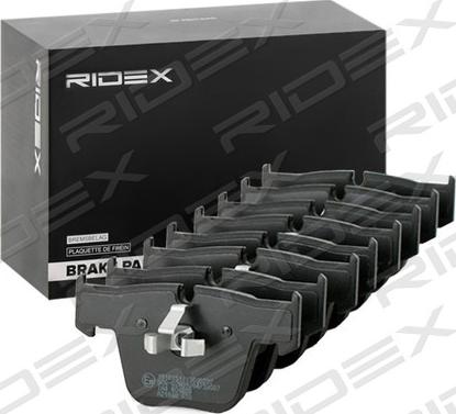 RIDEX 402B1079 - Əyləc altlığı dəsti, əyləc diski furqanavto.az