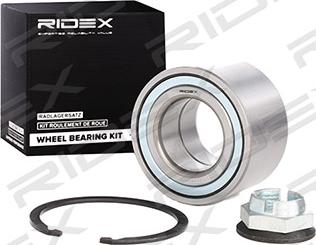 RIDEX 654W0524 - Təkər qovşağı, podşipnik dəsti furqanavto.az