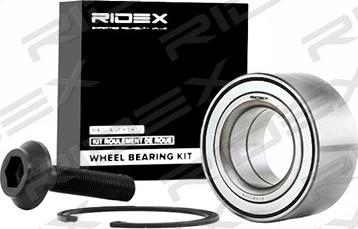 RIDEX 654W0028 - Təkər qovşağı, podşipnik dəsti furqanavto.az
