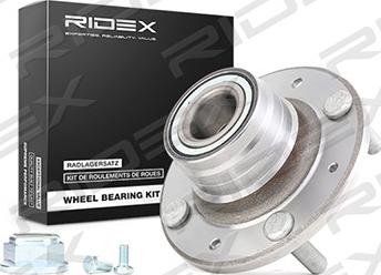 RIDEX 654W0129 - Təkər qovşağı, podşipnik dəsti furqanavto.az