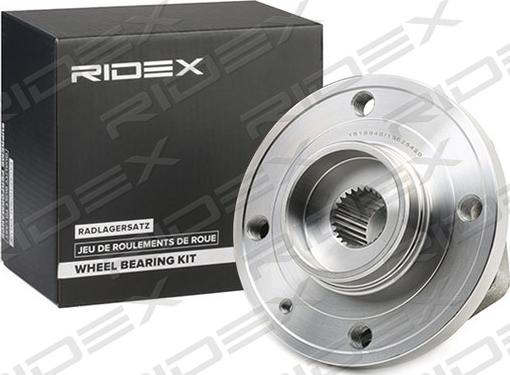 RIDEX 654W1014 - Təkər qovşağı, podşipnik dəsti furqanavto.az