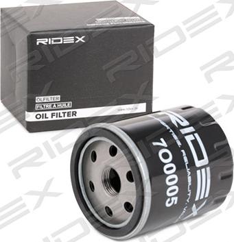 RIDEX 7O0005 - Yağ filtri furqanavto.az