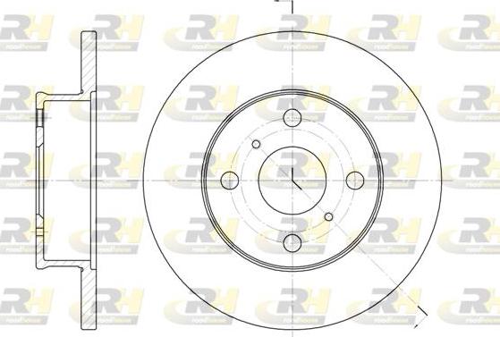 Roadhouse 6401.00 - Əyləc Diski furqanavto.az