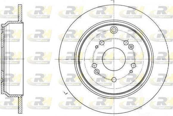 Parts-Mall PRJ-023 - Əyləc Diski furqanavto.az