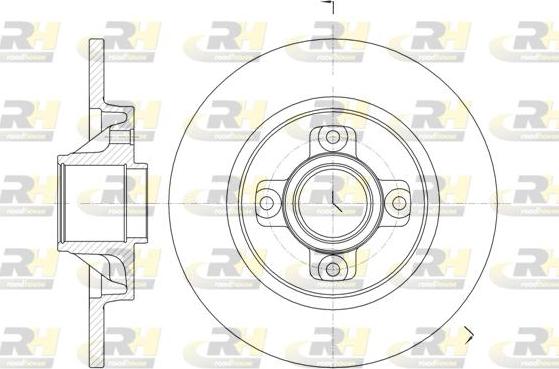 Roadhouse 61058.00 - Əyləc Diski furqanavto.az