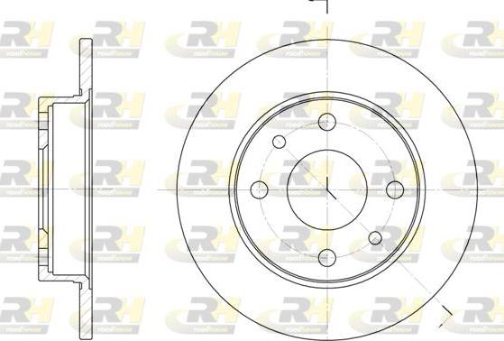 Roadhouse 6110.00 - Əyləc Diski furqanavto.az