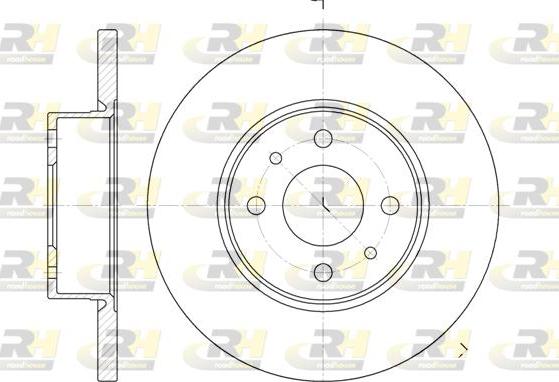 Roadhouse 6182.00 - Əyləc Diski furqanavto.az