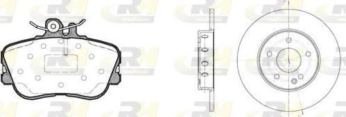 Roadhouse 8445.00 - Əyləc dəsti, diskli əyləclər furqanavto.az