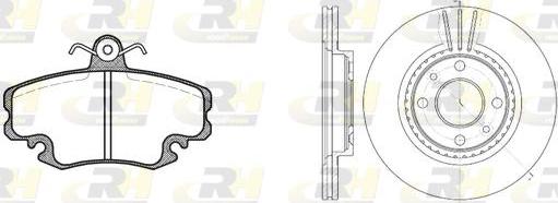 Roadhouse 8141.06 - Əyləc dəsti, diskli əyləclər furqanavto.az