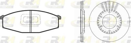 Roadhouse 8129.00 - Əyləc dəsti, diskli əyləclər furqanavto.az