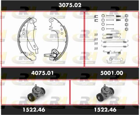 Roadhouse 3075.02 - Əyləc Başlığı Dəsti furqanavto.az