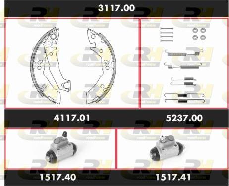 Roadhouse 3117.00 - Əyləc Başlığı Dəsti furqanavto.az