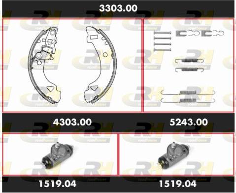 Roadhouse 3303.00 - Əyləc Başlığı Dəsti furqanavto.az