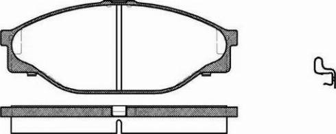 Alpha Brakes HKP-TY-053 - Əyləc altlığı dəsti, əyləc diski furqanavto.az