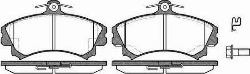 Alpha Brakes HKP-MS-036 - Əyləc altlığı dəsti, əyləc diski furqanavto.az