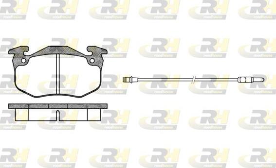 Roadhouse 2144.12 - Əyləc altlığı dəsti, əyləc diski furqanavto.az