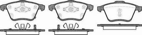 Alpha Brakes HKP-MZ-060 - Əyləc altlığı dəsti, əyləc diski furqanavto.az