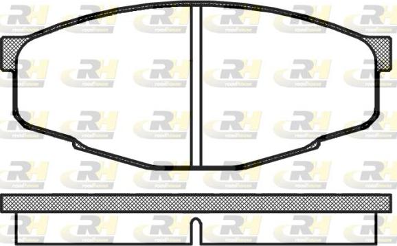 Roadhouse 2133.10 - Əyləc altlığı dəsti, əyləc diski furqanavto.az