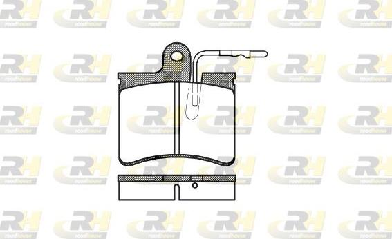 Roadhouse 2125.04 - Əyləc altlığı dəsti, əyləc diski furqanavto.az