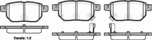 Alpha Brakes HKT-TY-035 - Əyləc altlığı dəsti, əyləc diski furqanavto.az