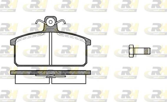 Roadhouse 2128.00 - Əyləc altlığı dəsti, əyləc diski furqanavto.az