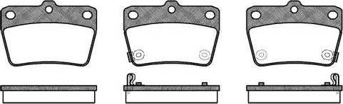 Alpha Brakes HKT-TY-027 - Əyləc altlığı dəsti, əyləc diski furqanavto.az