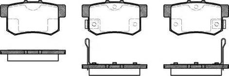 Alpha Brakes HKT-HD-009 - Əyləc altlığı dəsti, əyləc diski furqanavto.az