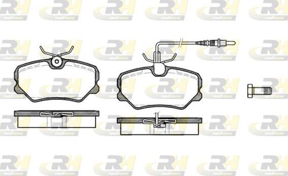 Roadhouse 2262.02 - Əyləc altlığı dəsti, əyləc diski www.furqanavto.az