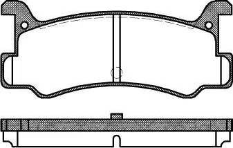 ACDelco AC420781D - Əyləc altlığı dəsti, əyləc diski furqanavto.az