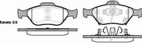 Alpha Brakes HKP-TY-118 - Əyləc altlığı dəsti, əyləc diski furqanavto.az