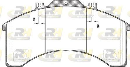 Roadhouse JSX 2498.00 - Əyləc altlığı dəsti, əyləc diski furqanavto.az