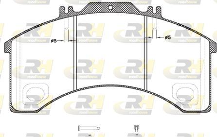 Roadhouse JSX 2498.30 - Əyləc altlığı dəsti, əyləc diski furqanavto.az