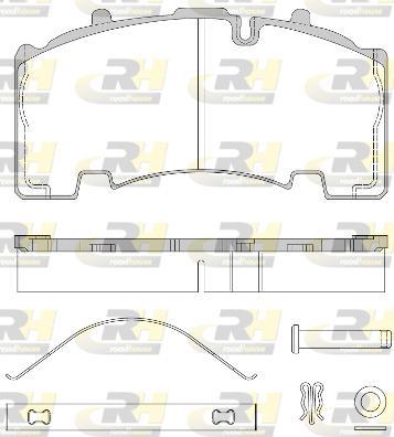 Roadhouse JSX 21555.80 - Əyləc altlığı dəsti, əyləc diski furqanavto.az