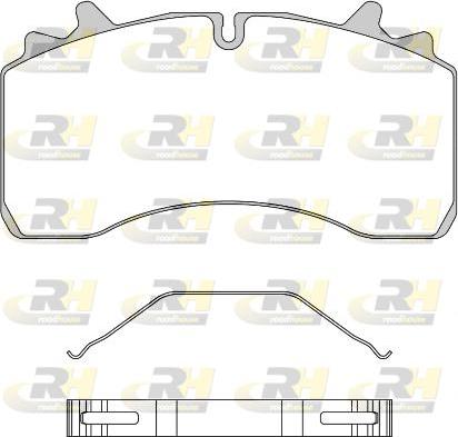 Roadhouse JSX 21075.00 - Əyləc altlığı dəsti, əyləc diski furqanavto.az