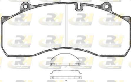 Roadhouse JSX 21073.00 - Əyləc altlığı dəsti, əyləc diski furqanavto.az