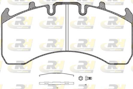 Roadhouse JSX 21156.00 - Əyləc altlığı dəsti, əyləc diski furqanavto.az