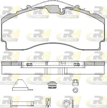 Roadhouse JSX 21704.80 - Əyləc altlığı dəsti, əyləc diski furqanavto.az