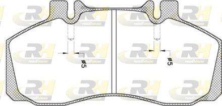 Roadhouse JSX 2245.20 - Əyləc altlığı dəsti, əyləc diski furqanavto.az