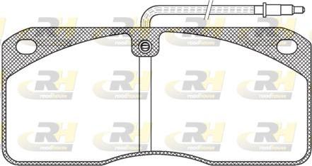 Roadhouse JSX 2278.40 - Əyləc altlığı dəsti, əyləc diski furqanavto.az