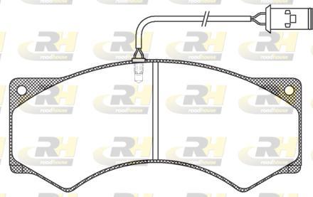 Roadhouse JSX 2277.41 - Əyləc altlığı dəsti, əyləc diski furqanavto.az