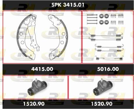 Roadhouse SPK 3415.01 - Əyləc Başlığı Dəsti furqanavto.az