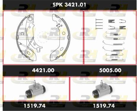 Roadhouse SPK 3421.01 - Əyləc Başlığı Dəsti furqanavto.az