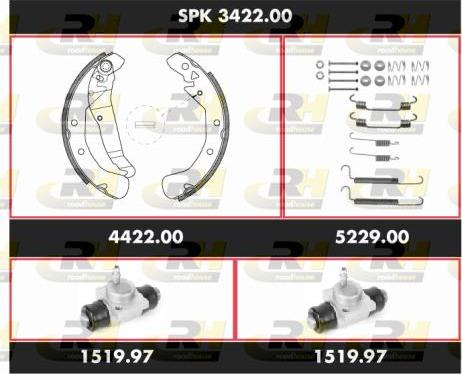 Roadhouse SPK 3422.00 - Əyləc Başlığı Dəsti furqanavto.az