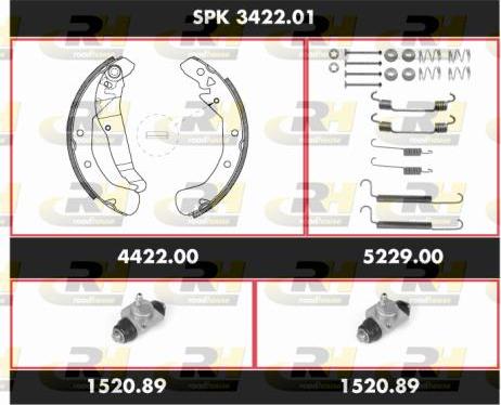 Roadhouse SPK 3422.01 - Əyləc Başlığı Dəsti furqanavto.az