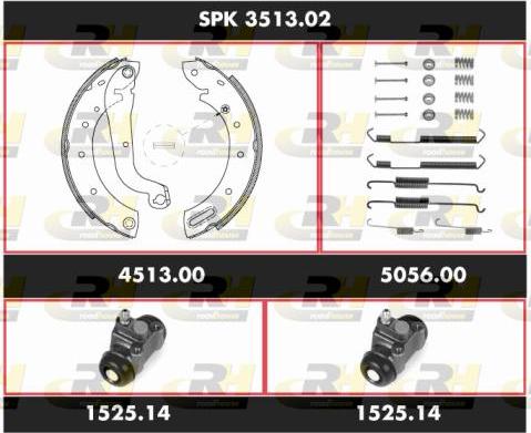 Roadhouse SPK 3513.02 - Əyləc Başlığı Dəsti furqanavto.az