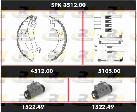 Roadhouse SPK 3512.00 - Əyləc Başlığı Dəsti furqanavto.az