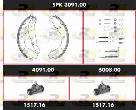 Roadhouse SPK 3091.00 - Əyləc Başlığı Dəsti furqanavto.az