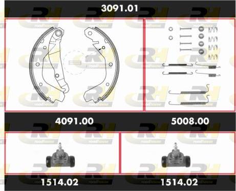 Roadhouse SPK 3091.01 - Əyləc Başlığı Dəsti furqanavto.az