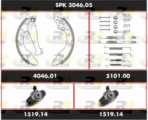 Roadhouse SPK 3046.05 - Əyləc Başlığı Dəsti furqanavto.az